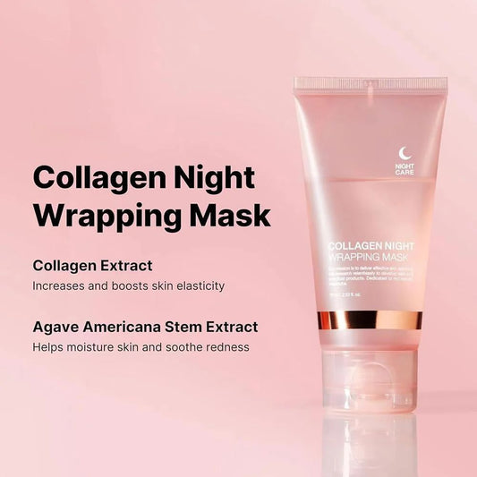 Collagen Overnight Wrapping Peel Off Mask - Echo Bloom