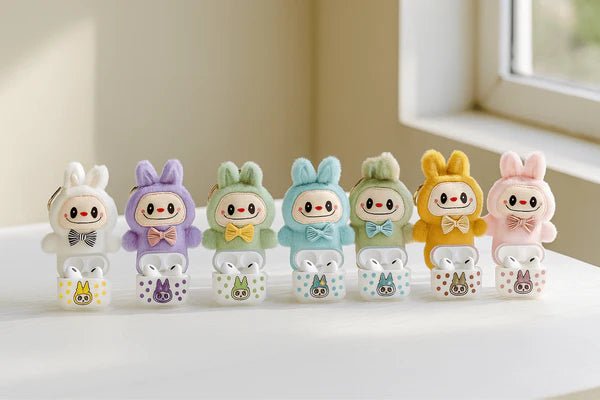 Labubu - Wireless Earbuds with Plush Keychain Set - Echo Bloom
