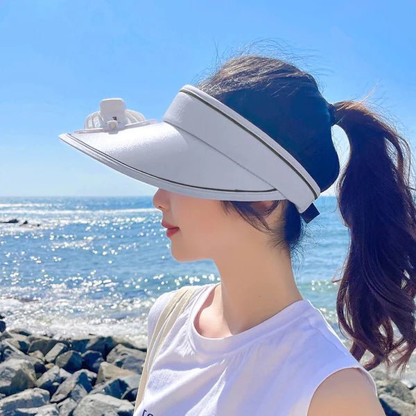 Mini Sun Fan Hat - Echo Bloom